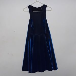 TORRID Iridescent Blue/Black Dress